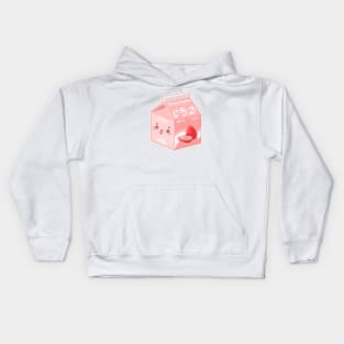 Strawberry milk Kids Hoodie